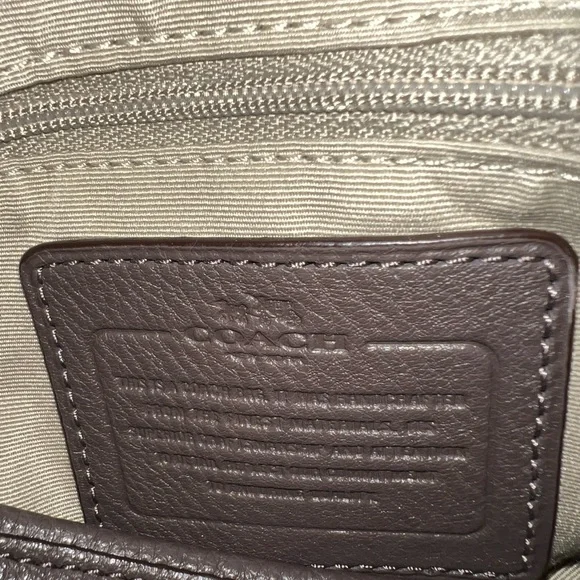 Coach Dark Brown Leather Bag - Picture 15 of 16